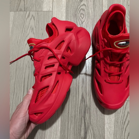 Adidas ADIFOM CLIMACOOL in SCARLET Red Size 8.5 - Picture 3 of 8